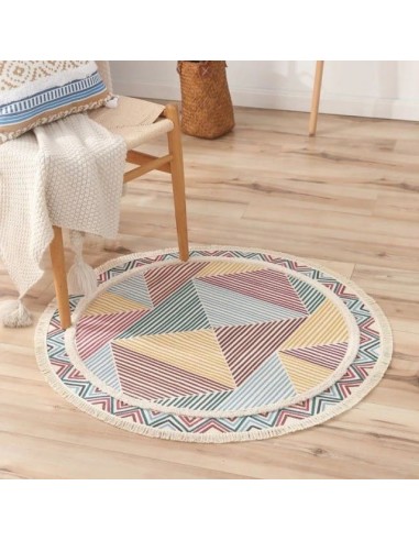 Tapis bohème rond en macramé sélection de produits