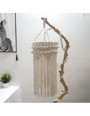 Lampe suspendue macramé Paris Déstockage Promo