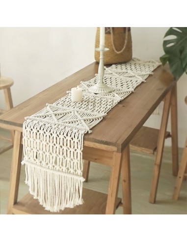 Chemin de table macramé mariage shop