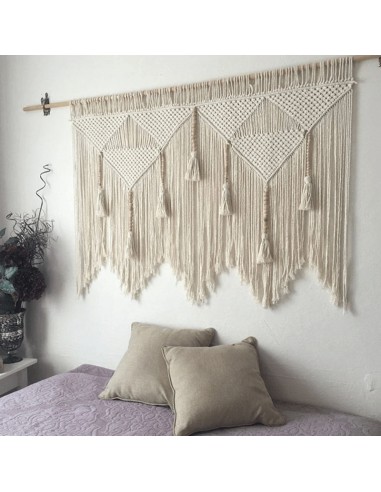 Tête de lit macramé en coton et corde meilleur choix